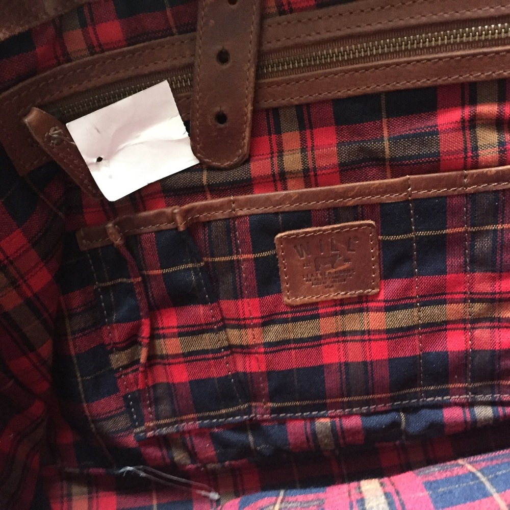 👞Will Leather Messenger Bag W Laptop Case - Picture 7 of 8